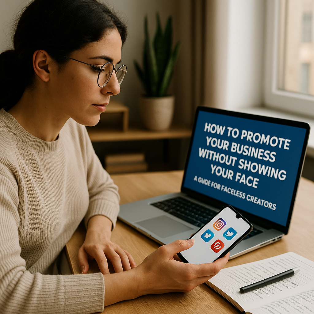 How to Use Social Media to Promote Your Business Without Showing Your Face